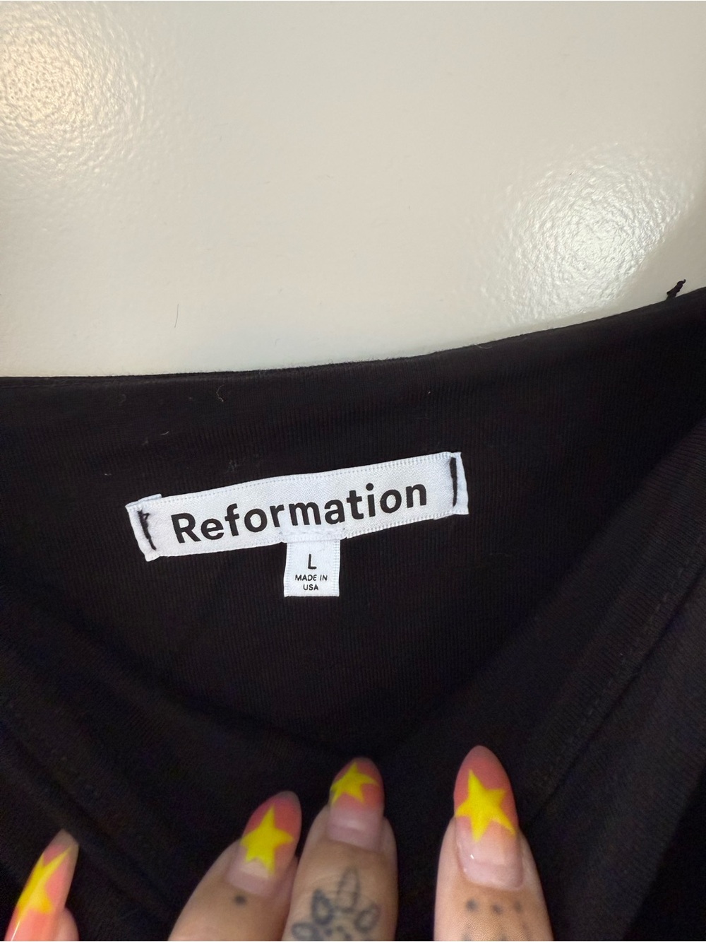 NWT Reformation Black Maxi Leone Knit Dress - Picture 8 of 12